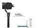 Swiftcam M3L 3-Axis Handheld Gimbal for IPhone, Android and Windows Smartphones for stabilized cinematic like video recording - Comes with Free MS1 Bluetooth Shutter Controller!