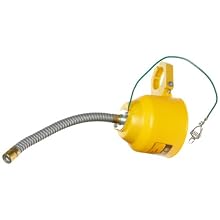 Justrite 14415 Bolt-On Funnel Attachment For Type II Safety Can, 5/8" Diameter x 13-1/2" Length