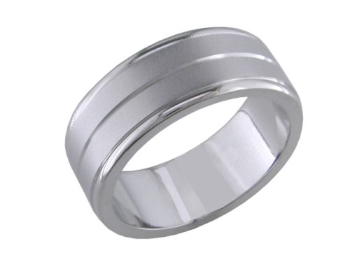 Cyprien-Classic Titanium Ring with Sandblast Finish Size13.00 Cyprien-Classic Titanium Ring with Sandblast Finish Size13.00
