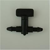 polyethylene tubing barbed shut-off valve