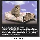 Firstrax Noztonoz CRS-100 Cat Racket Sack Assorted Patterns Cat Toy