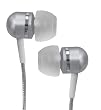 Coby Jammerz Platinum High-Performance Isolation Stereo Earphones CVEM79SVR (Silver)