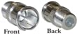 F-Pin Female / F-Pin Male Quick Connect, Adaptor