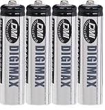 Digimax Industrial AAA Rechargeable Batteries 750 mAh x 4