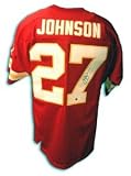 Larry Johnson Signed Kansas City Chiefs Red Jersey