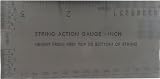 String Action Gauge - Inch Version