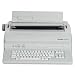 Typewriter, Business Class, 4-Typing Pitches, 2-Line Correction Memory, Gray BRTEM530