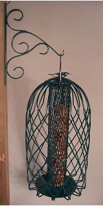 Sanctuary Caged Nut Feeder Green Large
