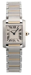 Cartier Women's W51007Q4 Tank Francaise Stainless Steel and 18K Gold Watch by Cartier