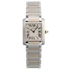 Cartier Women's Tank Francaise Stainless Steel and 18K Gold Watch #W51007Q4
