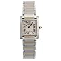 Cartier Women's Tank Francaise Stainless Steel and 18K Gold Watch #W51007Q4