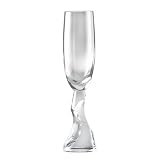 Nambe Chill Champagne Flutes, Pair