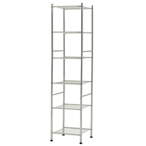 6-Tier Towel Tower - Chrome by Pin Jang Enterprises