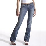 Levi's® 572 stretch denim boot-cut trousers with hipster waist, length 32