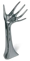 Chrome Open Hand Jewellery Stand