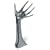 Chrome Open Hand Jewellery Stand