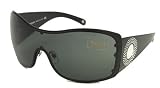 AUTHENTIC VERSACE SUNGLASSES 2082-B 2082B BLACK 1009/87