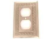 Pewter Duplex Outlet Plate