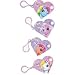 My Little Pony Mini Heart Notebooks 4ct