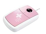 Pat-Says-Now Pink Suisse Flat Style 3-Button Optical Wheel Mouse
