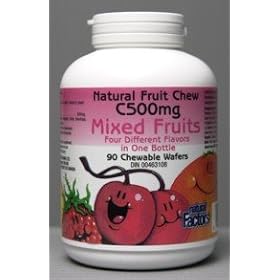 C 500mg Mixed Fruits (90Tablets) Brand: Natural Factors