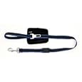 Bamboo Quick Control 3 Foot Leash with Seat Belt Latch Black