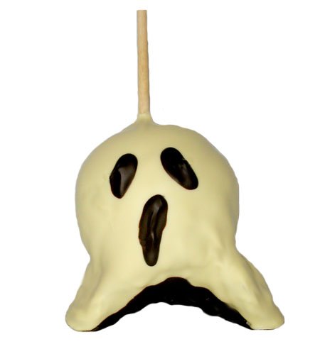 Spook - Our Ghostly Sugar Free Belgian Chocolate Caramel Apple by A Bountiful Harvest
