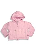 Wild Mango - Girls Long Sleeved Hooded Zip Front Jacket, Dirty Rose