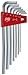 PB Hex key sets for hexagon socket screws (long type) sizes: 3/32-5/16 (Standard)
