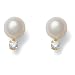 Akoya Cultured Pearl 5.5-6.0mm Earrings w/ Diamond (.08ctw)