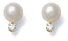Akoya Cultured Pearl 5.5-6.0mm Earrings w/ Diamond (.08ctw)