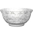 12 Quart Embossed Clear Punch Bowl