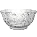 12 Quart Embossed Clear Punch Bowl