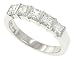 Ladies 5 Bar Set Princess Cut Diamond Band 1.30cttw