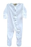 L'ovedbaby Gloved-Sleeve Overall, White 0-3 Months