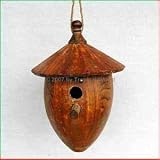 Vogelhaus Nistkasten Holz Kokosnuss-Nisthoehle Blaumeise