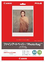 CANON FA-PR1A4 ファインアートペーパー・フォトラグ A4 10枚 FA-PR1A4