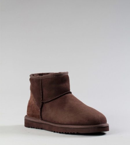 Australia Womens Boots Aukoala Sheepskin Warm Classic Mini_Chocolate_Us Size 6 On Sale