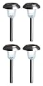 Westinghouse Seaton Solar-Powered Outdoor Pathway and Landscape Lights, Set of 4
