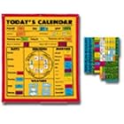 FABRIC CHART CALENDAR 26 X 30 + 144 CARDS AND HOOK TAPE by Children Tapes