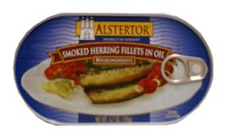 Smoked Herring Fillet in Oil 190g by parthenonfoods.com