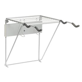 Racor HFB-2R Double Horizontal Folding Bike Rack with Shelf