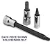 S K Hand Tools SKT42975 1/4 Drive Long Torx Bit Socket T-25