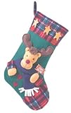 Plush Stocking-Rudolph