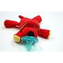 Wubbanub Infant Plush Toy Pacifier Red Dog