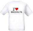 I LOVE BROOKLYN - City-series - White T-shirt