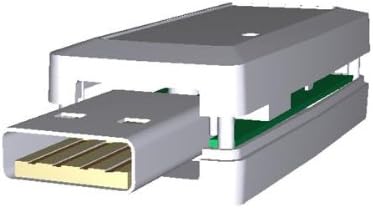 Enclosures, Boxes, & Cases USB Drive ABS White 1.8 x 0.8 x 0.4" (5 pieces)