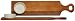 Wood French Dip Tray 21.5" x 5" With 4"D Ceramic Bowl