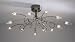 Kitchen & Housewares : Goleta 12 Light Semi Flush Antique Brass/Clear Glass (GOL12756)