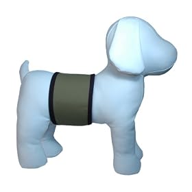 Belly Bands for Male Dogs with Incontinence Problems - Solid